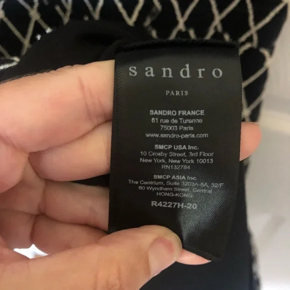 Sandro Paris Black Lace Dress - Picture 8 of 10